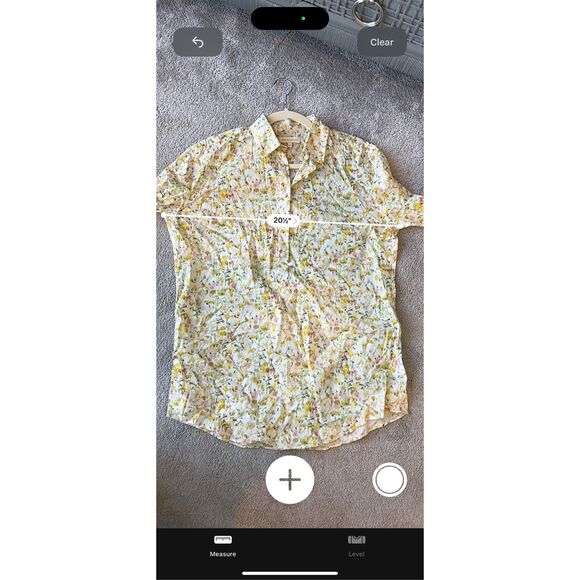 NWOT Ann Mashburn Alden shirt w liberty fabric, Med $365 G27 - Picture 7 of 8